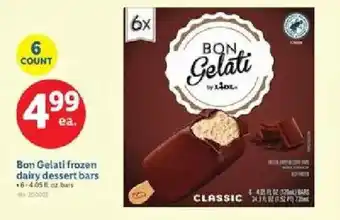 Lidl Bon Gelati frozen dairy dessert bars offer