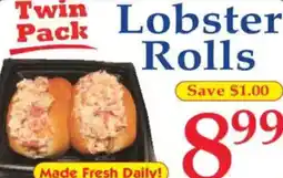 Market Basket Lobster Rolls offer