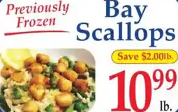 Market Basket Bay Scallops offer
