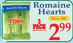 Market Basket Romaine Hearts offer