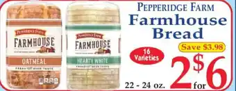 Market Basket PEPPERIDGE FARM Farmhouse Bread offer