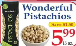 Market Basket Wonderful Pistachios offer
