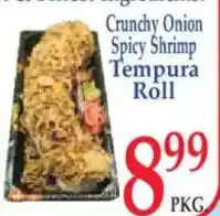 Market Basket Crunchy Onion Spicy Shrimp Tempura Roll offer