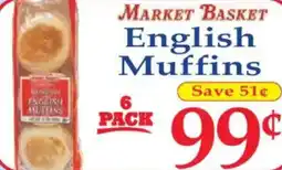 Market Basket MARKET BASKET English Muffins offer