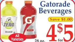 Market Basket Gatorade Beverages offer