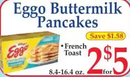 Market Basket Eggo Buttermilk Pancakes offer