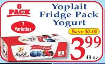 Market Basket Yoplait Fridge Pack Yogurt offer