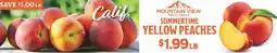 Market Basket Yellow peaches offer
