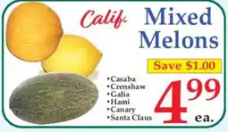 Market Basket Mixed Melons offer