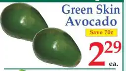 Market Basket Green Skin Avocado offer