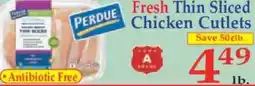 Market Basket Fresh Thin Sliced Chicken Cutlets offer
