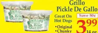 Market Basket Grillo Pickle De Gallo offer