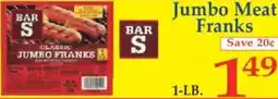 Market Basket Jumbo Meat Franks offer
