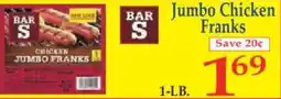 Market Basket Jumbo Chicken Franks offer