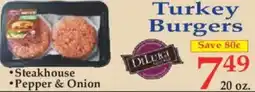 Market Basket Turkey Burgers offer