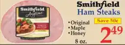 Market Basket Smithfield Ham Steaks offer