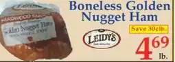 Market Basket Boneless Golden Nugget Ham offer