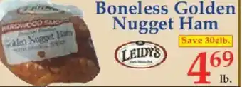 Market Basket Boneless Golden Nugget Ham offer