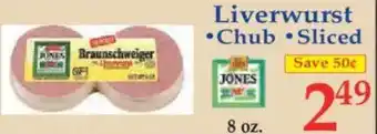 Market Basket Liverwurst offer