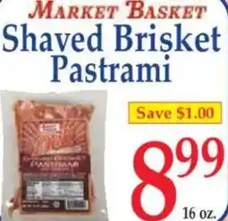Market Basket Shaved Brisket Pastrami offer