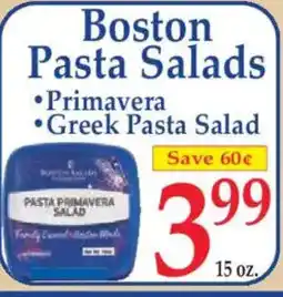 Market Basket Boston Pasta Salads offer