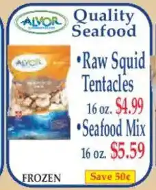 Market Basket Raw Squid Tentacles offer