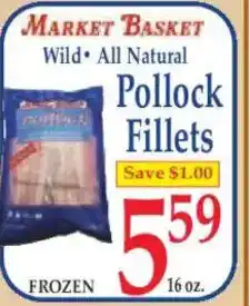 Market Basket Pollock Fillets offer