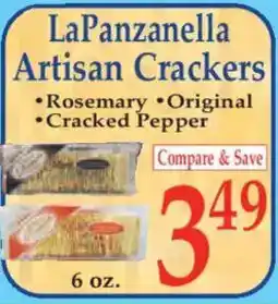 Market Basket LaPanzanella Artisan Crackers offer