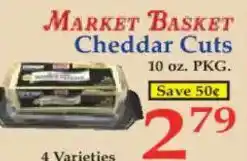Market Basket MARKET BASKET Cheddar Cuts offer