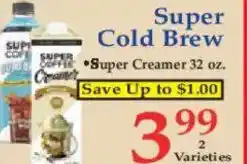 Market Basket Super Cold Brew offer