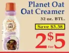 Market Basket Planet Oat Oat Creamer offer