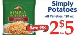 Market Basket Simply Potatoes offer
