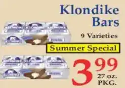 Market Basket Klondike Bars offer