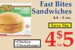 Market Basket Fast Bites Sandwiches offer