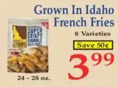 Market Basket Grown In Idaho French Fries offer