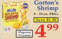 Market Basket Gorton's Shrimp offer
