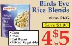 Market Basket Birds Eye Rice Blends offer