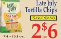 Market Basket Late July Tortilla Chips offer