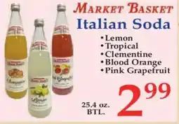 Market Basket MARKET BASKET Italian Soda offer
