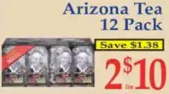 Market Basket Arizona Tea offer