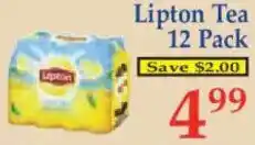 Market Basket Lipton Tea offer