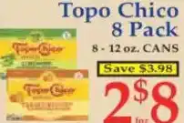 Market Basket Topo Chico offer