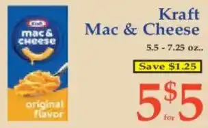 Market Basket Kraft Mac & Cheese offer