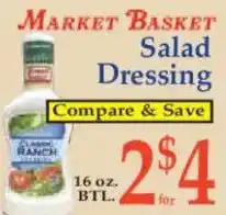 Market Basket MARKET BASKET Salad Dressing offer