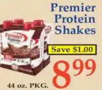 Market Basket Premier Protein Shakes offer