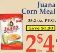 Market Basket Juana Corn Meal offer