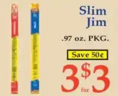 Market Basket Slim Jim offer