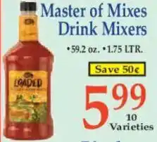 Market Basket Master of Mixes Drink Mixers offer