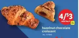 Lidl Hazelnut chocolate croissant offer