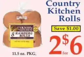 Market Basket Country Kitchen Rolls offer